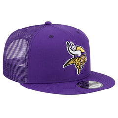 Minnesota Vikings New Era Main Trucker 9FIFTY Snapback Hat Purple