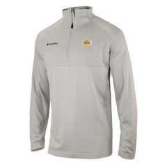 Los Angeles Lakers Omni-Wick Rockin' It Quarter-Zip Pullover Top Heather Gray | Columbia discount