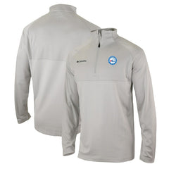 Philadelphia 76ers Omni-Wick Rockin' It Quarter-Zip Pullover Top Heather Gray | Columbia US