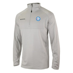 Philadelphia 76ers Omni-Wick Rockin' It Quarter-Zip Pullover Top Heather Gray | Columbia US