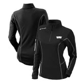 Sacramento Kings Women's Omni-Wick Shotgun Quarter-Zip Pullover Top Black | Columbia