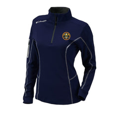 Denver Nuggets Women's Omni-Wick Shotgun Quarter-Zip Pullover Top for sale Navy | Columbia