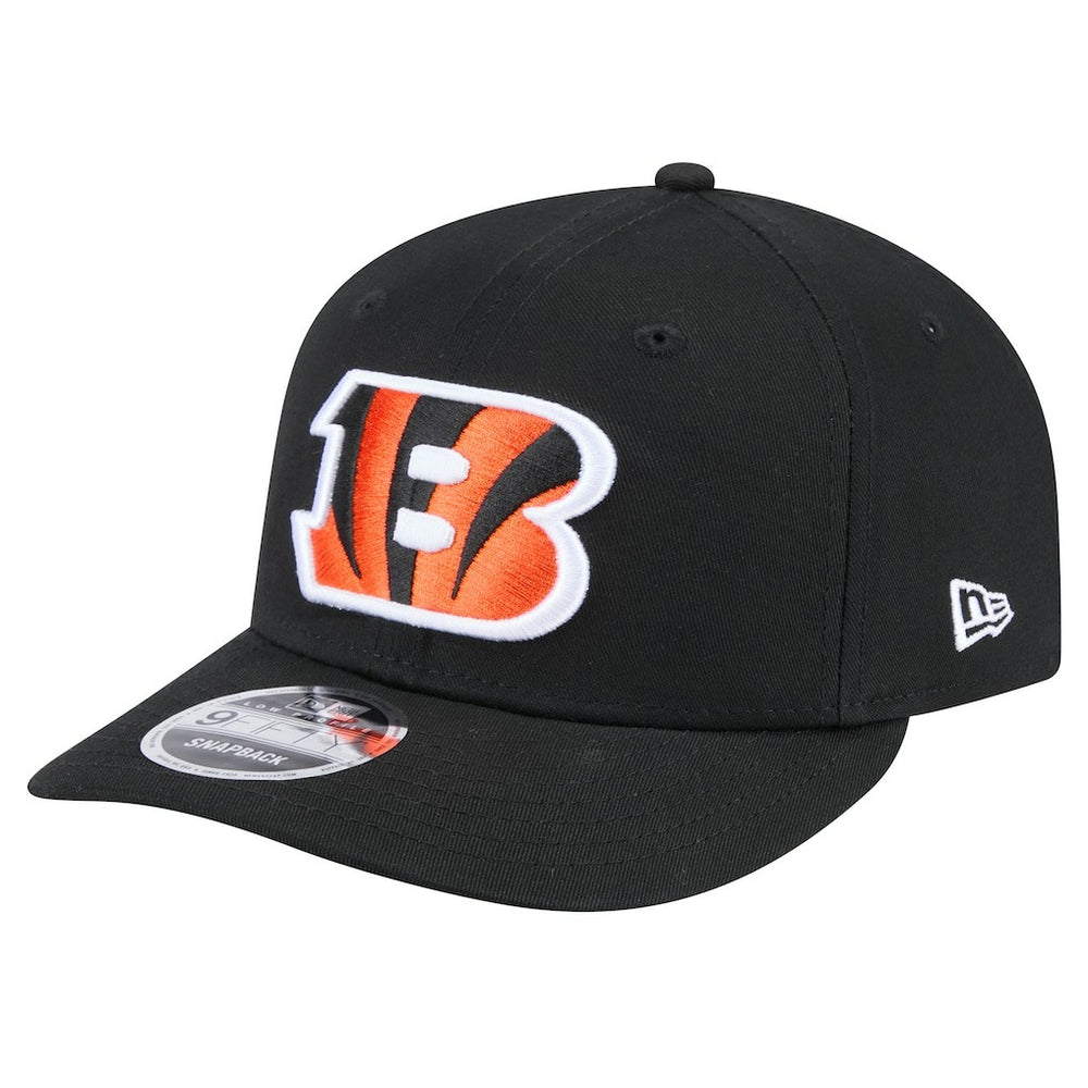 Cincinnati Bengals New Era Main Low Profile 9FIFTY Snapback Hat Black