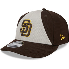 San Diego Padres New Era 2025 Batting Practice Low Profile 9FIFTY Snapback Hat - Brown - New Era Discount