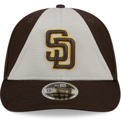 San Diego Padres New Era 2025 Batting Practice Low Profile 9FIFTY Snapback Hat - Brown - New Era Discount