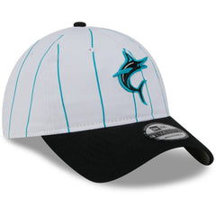 Miami Marlins New Era 2025 Batting Practice 9TWENTY Adjustable Hat - White - New Era Discount