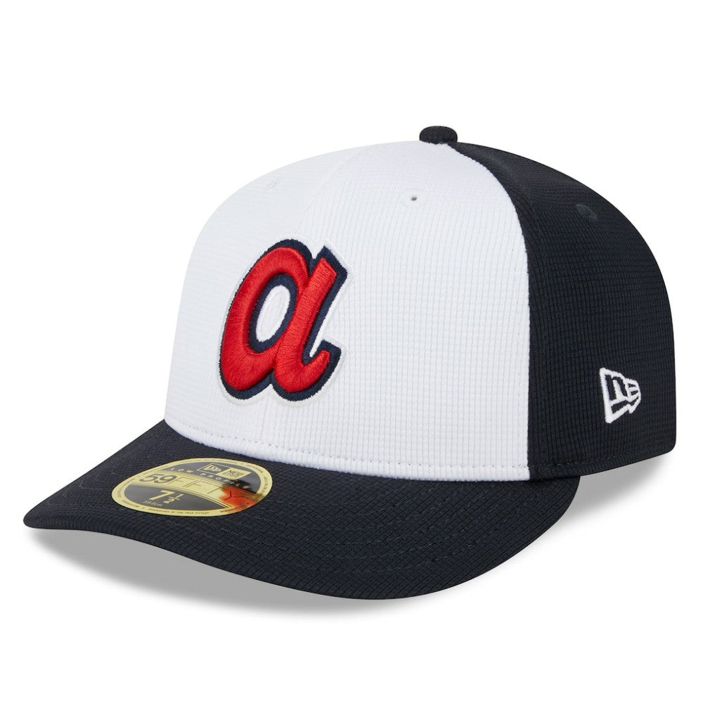 Atlanta Braves New Era 2025 Batting Practice Low Profile 59FIFTY Fitted Hat - White - New Era on Sale