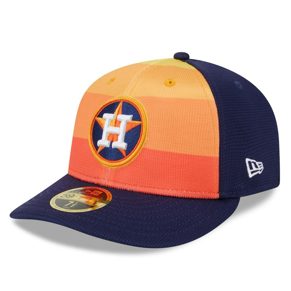 Houston Astros New Era 2025 Batting Practice Low Profile 59FIFTY Fitted Hat - Orange - New Era Sale