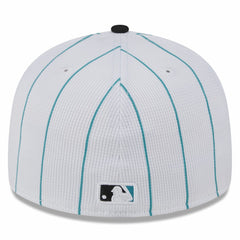 Miami Marlins New Era 2025 Batting Practice Low Profile 59FIFTY Fitted Hat - White - New Era Lifestyle