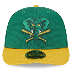 Athletics New Era 2025 Batting Practice Low Profile 59FIFTY Fitted Hat - Kelly Green - New Era Online