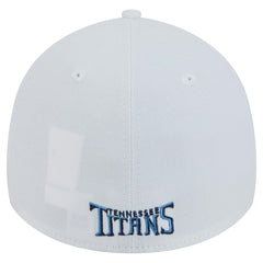 Tennessee Titans New Era Main 39THIRTY Flex Hat White