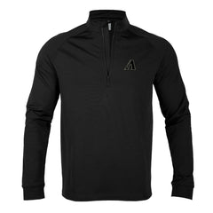 Arizona Diamondbacks Levelwear City Connect Calibre Insignia Core Quarter-Zip Pullover Top - Black - MLB on Sale