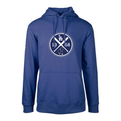 Los Angeles Dodgers Levelwear City Connect Podium Strike Pullover Hoodie - Royal - MLB Sale