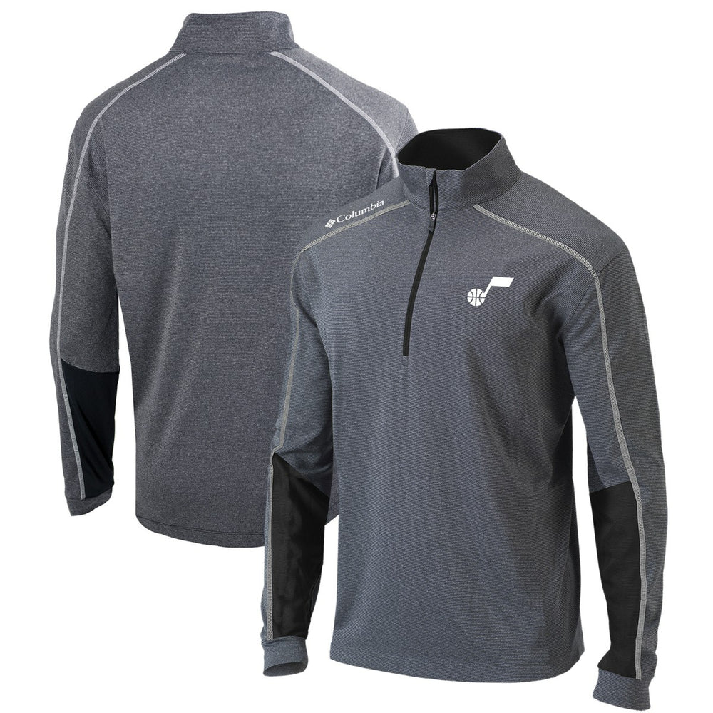 Utah Jazz Omni-Wick Shotgun 2.0 Quarter-Zip Pullover Top Black | Columbia outlet