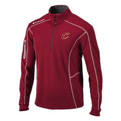 Cleveland Cavaliers Omni-Wick Shotgun Quarter-Zip Pullover Top for sale Wine | Columbia outlet