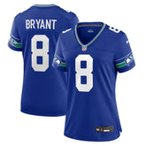 Nike Coby Bryant Seattle Seahawks Women's Throwback Player Game Jersey Royal