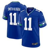 Nike Jaxon Smith-Njigba Seattle Seahawks Throwback Player Game Jersey Royal