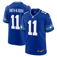 Nike Jaxon Smith-Njigba Seattle Seahawks Throwback Player Game Jersey Royal