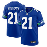Nike Devon Witherspoon Seattle Seahawks Throwback Player Game Jersey Royal