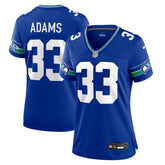 Nike Jamal Adams Seattle Seahawks Women's Throwback Player Game Jersey Royal
