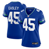 Nike Kenny Easley Seattle Seahawks Women's Throwback Retired Player Game Jersey Royal