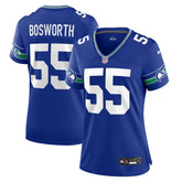 Nike Brian Bosworth Seattle Seahawks Women's Throwback Retired Player Game Jersey Royal