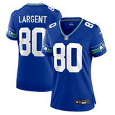 Nike Steve Largent Seattle Seahawks Women's Throwback Retired Player Game Jersey Royal