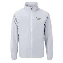 Philadelphia Eagles Cutter & Buck Charter Eco Recycled Full-Zip Jacket Silver