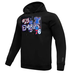 Joel Embiid Philadelphia 76ers Pro Standard Player Yearbook Pullover Hoodie Black