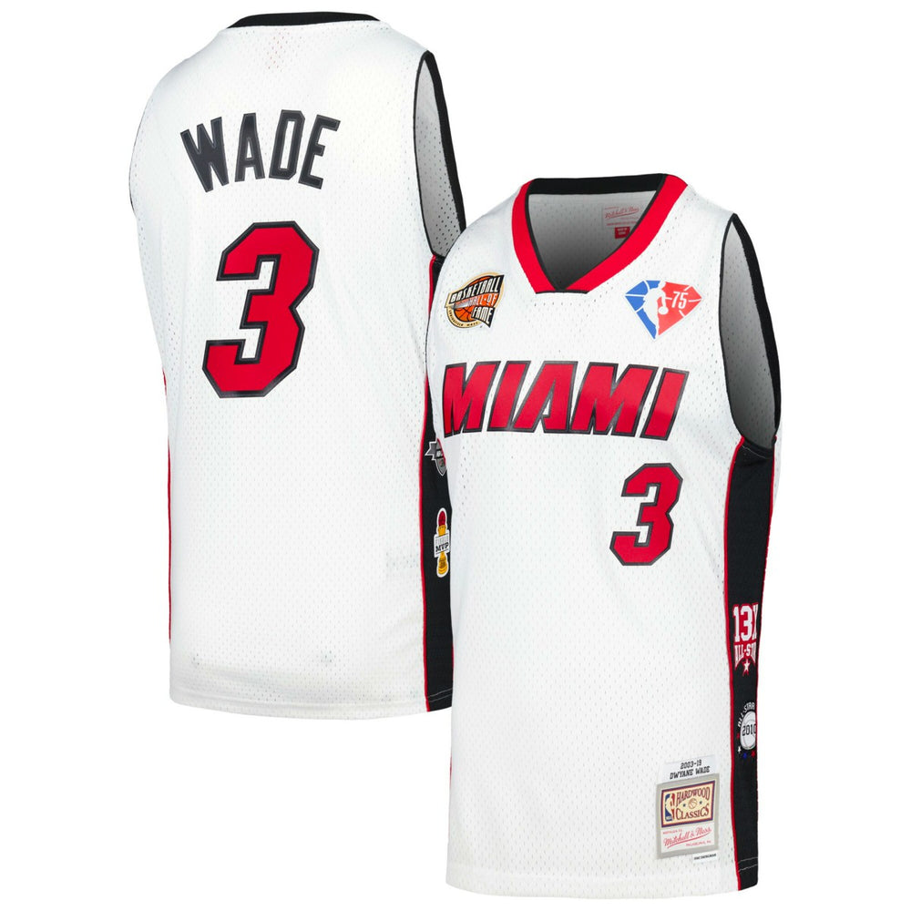 Dwyane Wade Miami Heat Unisex Hall of Fame Class of 2023 Throwback Swingman Jersey White | Mitchell & Ness Near Me
