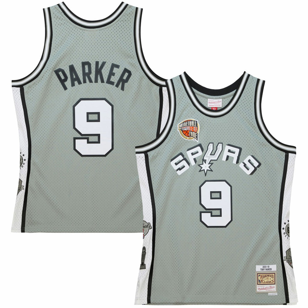 Tony Parker San Antonio Spurs Unisex Hall of Fame Class of 2023 Throwback Swingman Jersey Gray | Mitchell & Ness US