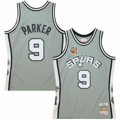 Tony Parker San Antonio Spurs Unisex Hall of Fame Class of 2023 Throwback Swingman Jersey Gray | Mitchell & Ness US