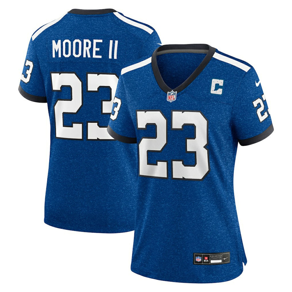 Nike Kenny Moore II Indianapolis Colts Women's Indiana Nights Alternate Game Jersey Royal