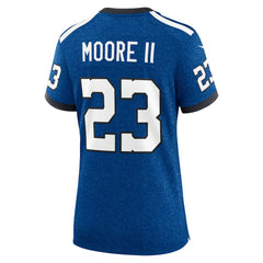 Nike Kenny Moore II Indianapolis Colts Women's Indiana Nights Alternate Game Jersey Royal