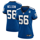 Nike Quenton Nelson Indianapolis Colts Women's Indiana Nights Alternate Game Jersey Royal