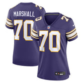 Nike Jim Marshall Minnesota Vikings Women's Classic Retired Player Jersey Purple