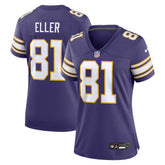 Nike Carl Eller Minnesota Vikings Women's Classic Retired Player Jersey Purple