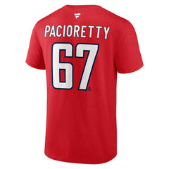 Max Pacioretty Washington Capitals Fanatics Authentic Stack Name & Number T-Shirt - Red - NHL 200402711