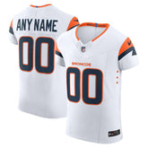 Nike Denver Broncos Vapor F.U.S.E. Elite Custom Jersey White