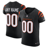 Nike Cincinnati Bengals Team Vapor F.U.S.E. Elite Custom Jersey Black