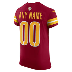 Nike Washington Commanders Team Vapor F.U.S.E. Elite Custom Jersey Burgundy