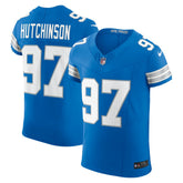 Nike Aidan Hutchinson Detroit Lions Vapor F.U.S.E. Elite Jersey Blue