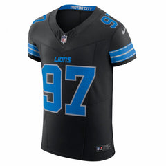 Nike Aidan Hutchinson Detroit Lions Alternate Vapor F.U.S.E. Elite Jersey Black