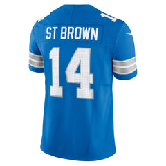Nike Amon-Ra St. Brown Detroit Lions Vapor F.U.S.E. Limited Jersey Blue