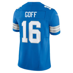 Nike Jared Goff Detroit Lions Vapor F.U.S.E. Limited Jersey Blue