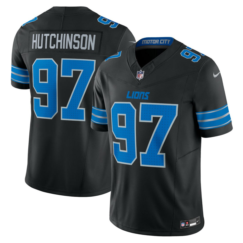 Nike Aidan Hutchinson Detroit Lions 2nd Alternate Vapor F.U.S.E. Limited Jersey Black