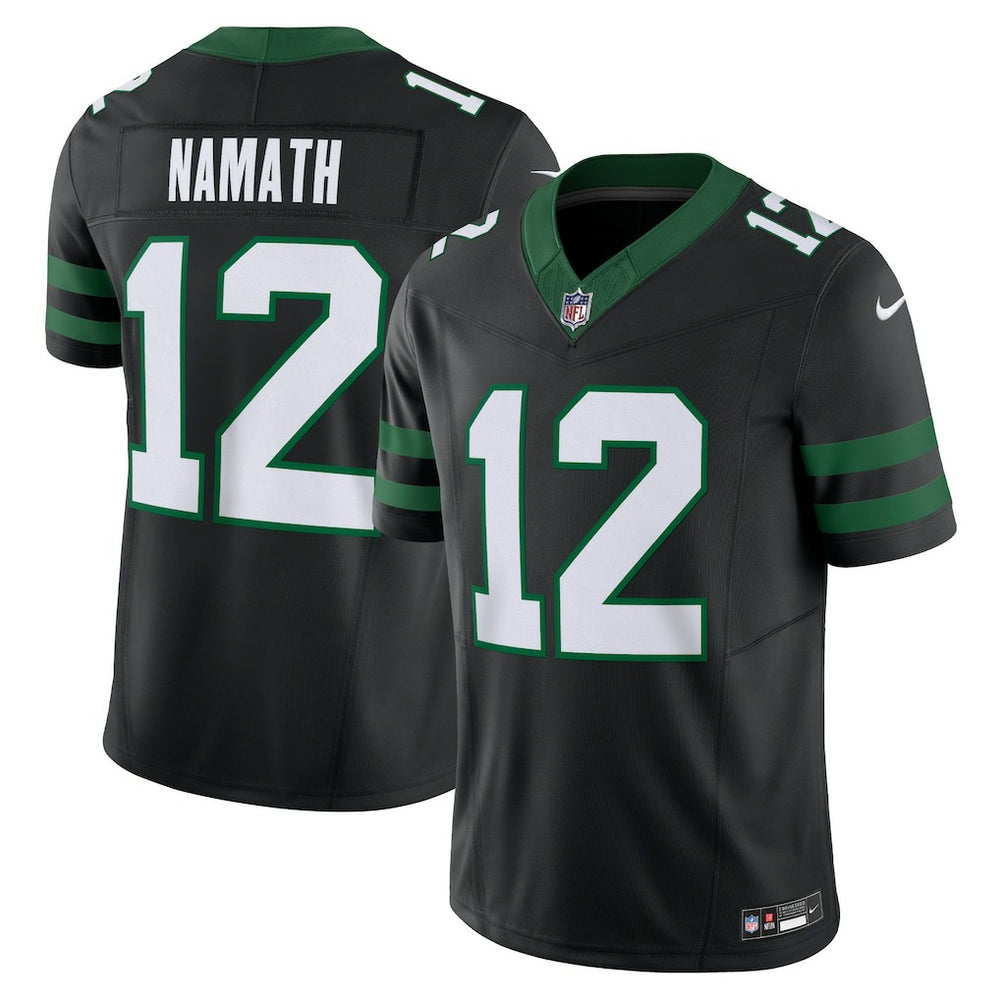 Nike Joe Namath New York Jets Alternate Vapor F.U.S.E. Limited Jersey Legacy Black