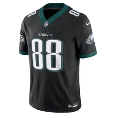 Nike Dallas Goedert Philadelphia Eagles Alternate Vapor F.U.S.E. Limited Jersey Black