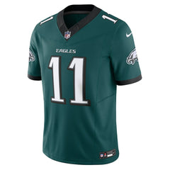 Nike A.J. Brown Philadelphia Eagles Vapor F.U.S.E. Limited Jersey Midnight Green