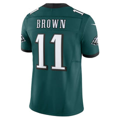 Nike A.J. Brown Philadelphia Eagles Vapor F.U.S.E. Limited Jersey Midnight Green